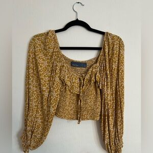 Long Sleeve Cropped Shirt